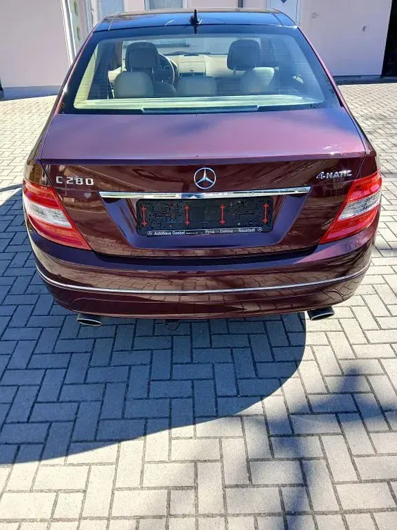 Gebraucht Mercedes C280 231 PS (169 kW) 2007 Rot Limousine