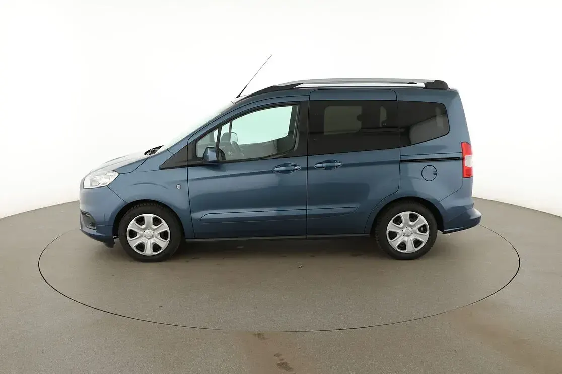 Gebraucht Ford Tourneo Courier Titanium 101 PS (74 kW) 2019 Blau Van / Kleinbus