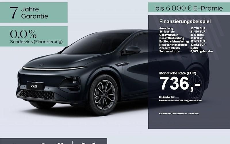 Neu XPENG G6 AWD Performance 358 kW (487 PS) 2026 Blau SUV