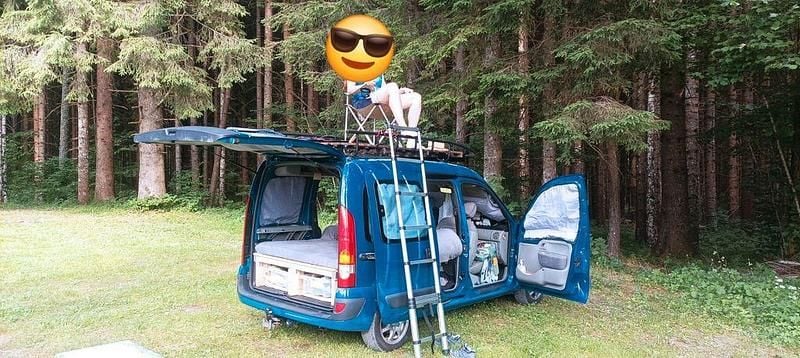 Gebraucht Renault Kangoo Expression 95 PS (69 kW) 2006 Grün Van / Kleinbus