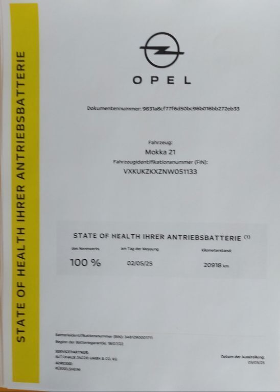 Gebraucht Opel Mokka-e Ultimate 100 kW (136 PS) 2022 Weiß SUV