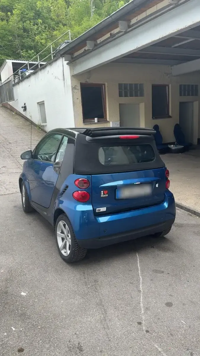 Gebraucht Smart ForTwo Cabrio 71 PS (52 kW) 2009 Blau Cabrio