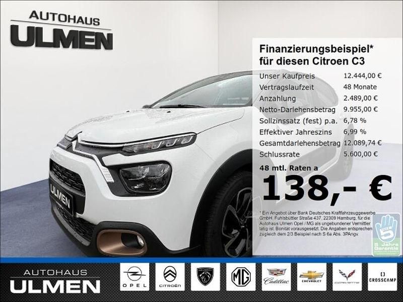 Weiss Gebraucht 2023 Citroën C3 PureTech Kleinwagen | 12.444 € (Fairer Preis) - Bild 1/4