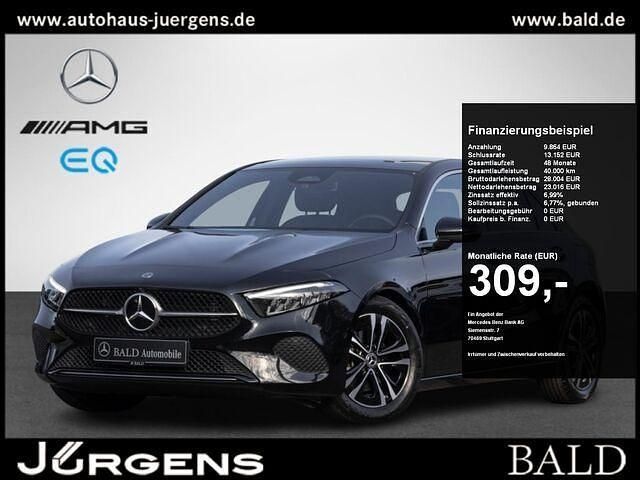 Gebraucht Mercedes A200 Advanced 163 PS (119 kW) 2024 Metalliclack kosmosschwarz Limousine