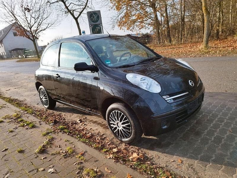 Schwarz Gebraucht 2007 Nissan Micra Visia Limousine | 2.200 € (Fairer Preis) - Bild 1/4