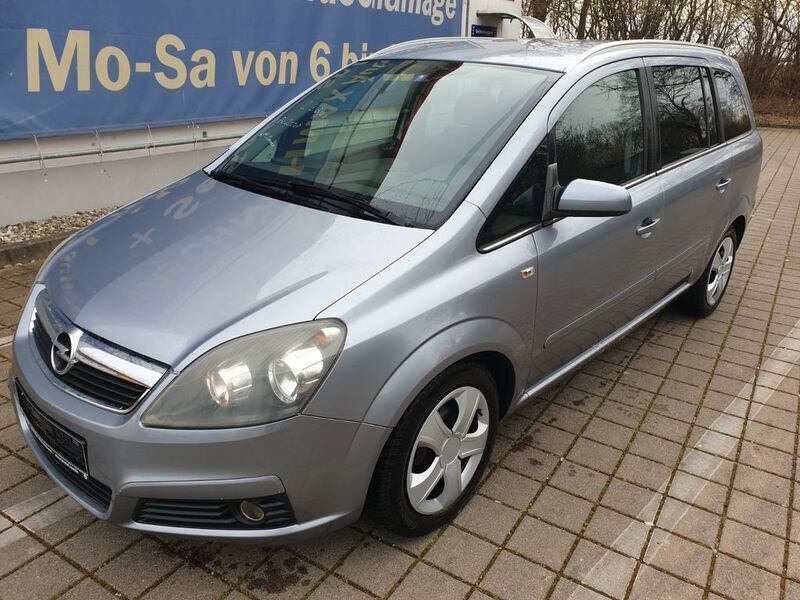 Gebraucht Opel Zafira Edition 150 PS (110 kW) 2008 Silber Van / Kleinbus