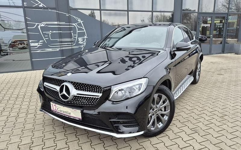 Schwarz Gebraucht 2017 Mercedes GLC250 AMG line Coupé | 28.100 € (Guter Preis) - Bild 1/4