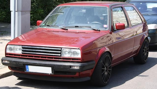 Rot metallic Gebraucht 1987 VW Golf II Kleinwagen | 7.500 € - Bild 1/4