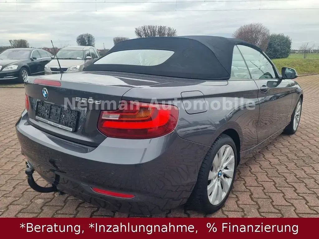 Second-hand BMW 220 Advantage 190 CP (139 kW) 2015 Gri Cabrio