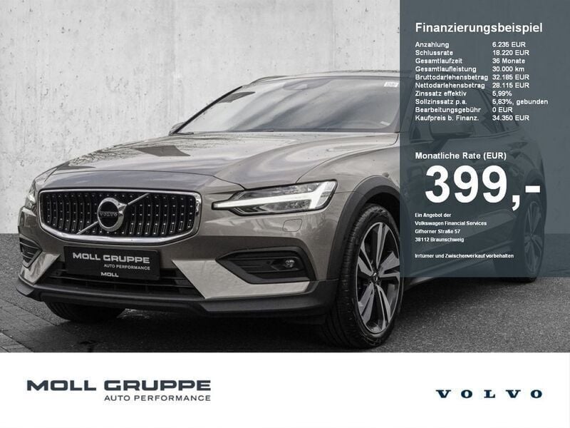 Pebble grey / metallic Gebraucht 2022 Volvo V60 CC Pro Kombi | 34.350 € (Fairer Preis) - Bild 1/4