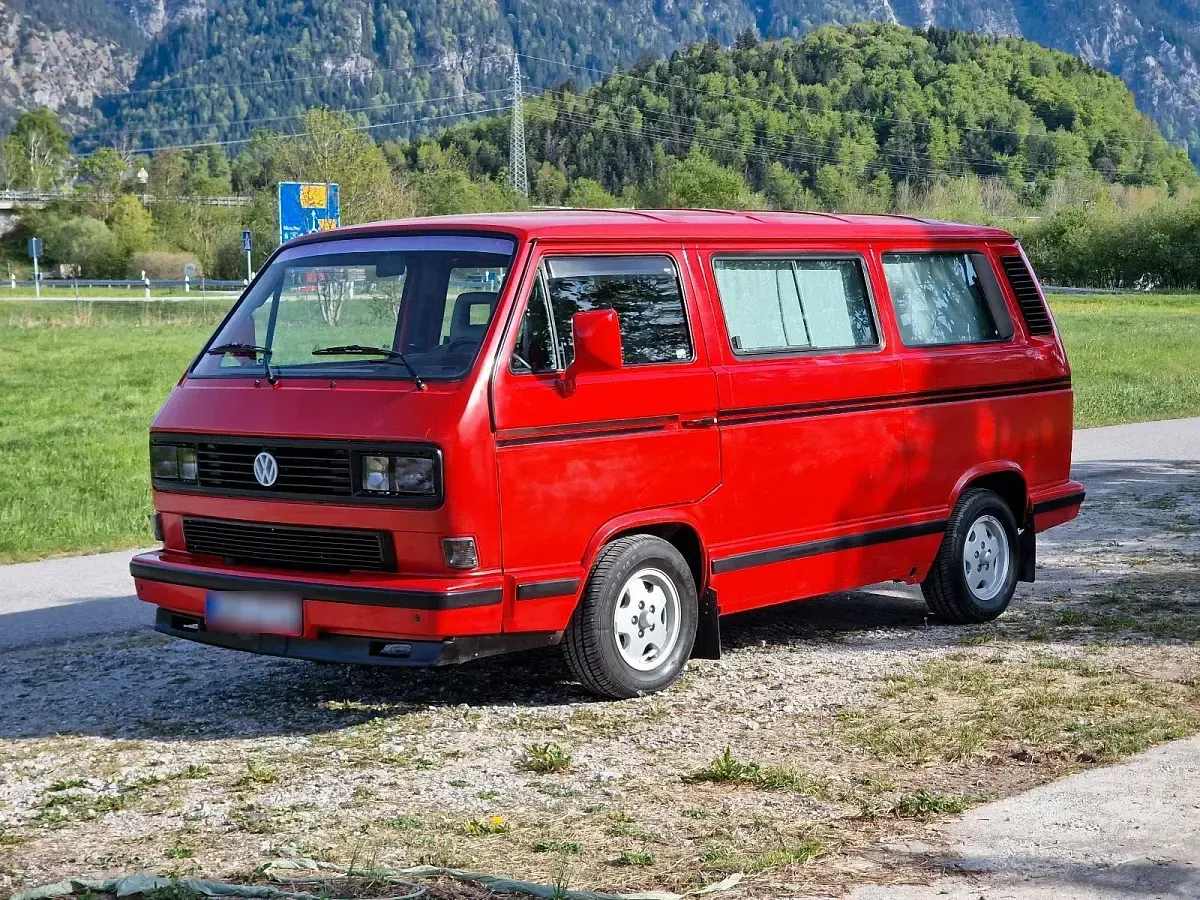 Gebraucht VW Multivan 69 PS (50 kW) 1992 Rot Van / Kleinbus
