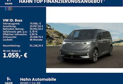 Neu VW ID. Buzz GTX 250 kW (340 PS) 2026 Grau Van / Kleinbus