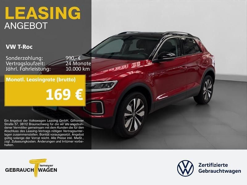 Gebraucht VW T-Roc Move 150 PS (110 kW) 2024 Rot SUV