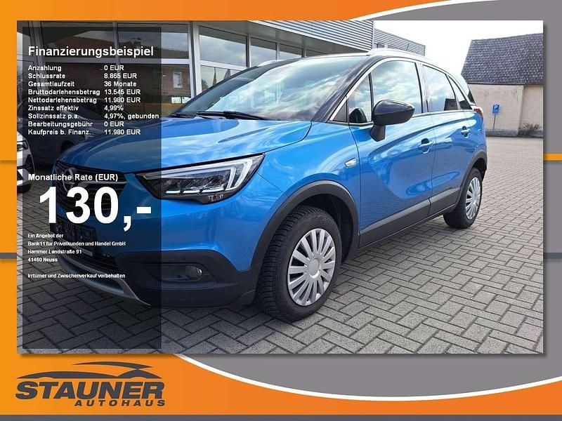 Gebraucht Opel Crossland X Ultimate 110 PS (80 kW) 2019 Arktis blau (m2) SUV