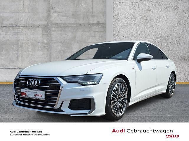 Ibisweiß Gebraucht 2021 Audi A6 S-Line Limousine | 33.620 € (Superpreis) - Bild 1/4