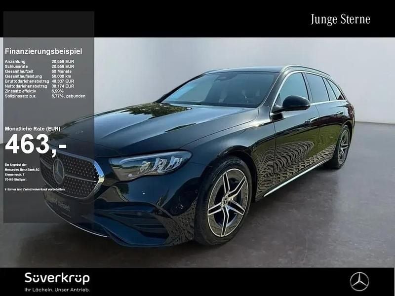 Schwarz Gebraucht 2024 Mercedes E300 AMG Limousine | 56.980 € (Superpreis) - Bild 1/4