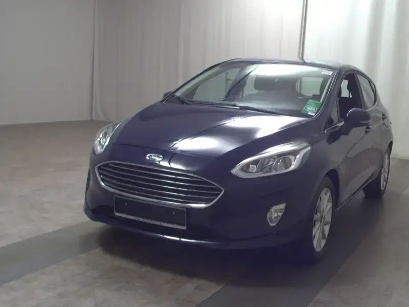 Blau Gebraucht 2018 Ford Fiesta Titanium Kleinwagen | 7.690 € (Superpreis) - Bild 1/4