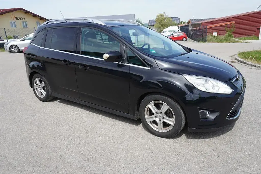 Gebraucht Ford Grand C-Max Trend 116 PS (85 kW) 2012 Pantherschwarz metallic Van / Kleinbus