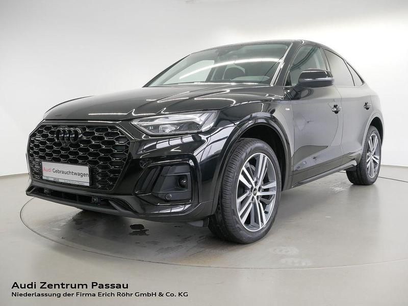 Mythosschwarz metallic Gebraucht 2022 Audi Q5 Sportback S-Line SUV | 36.850 € (Guter Preis) - Bild 1/4