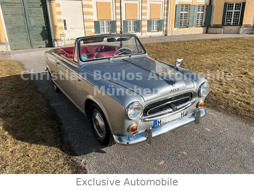 Gebraucht Peugeot 403 58 PS (42 kW) 1958 Silber Cabrio