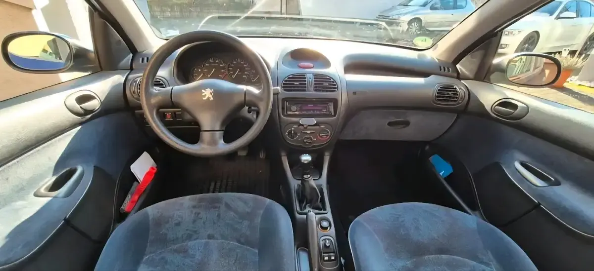 Gebraucht Peugeot 206 75 PS (55 kW) 1999 Blau Kleinwagen