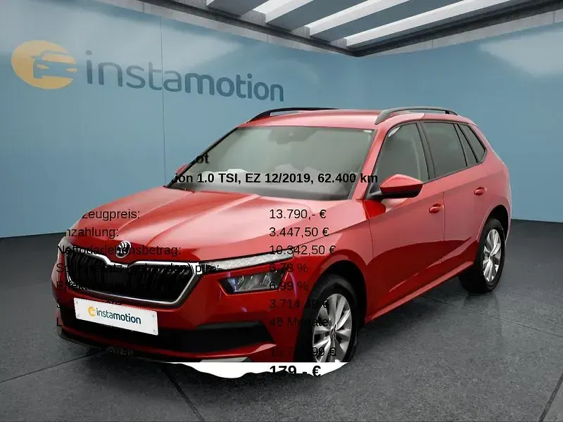 Gebraucht Skoda Kamiq 95 PS (69 kW) 2019 Rot SUV