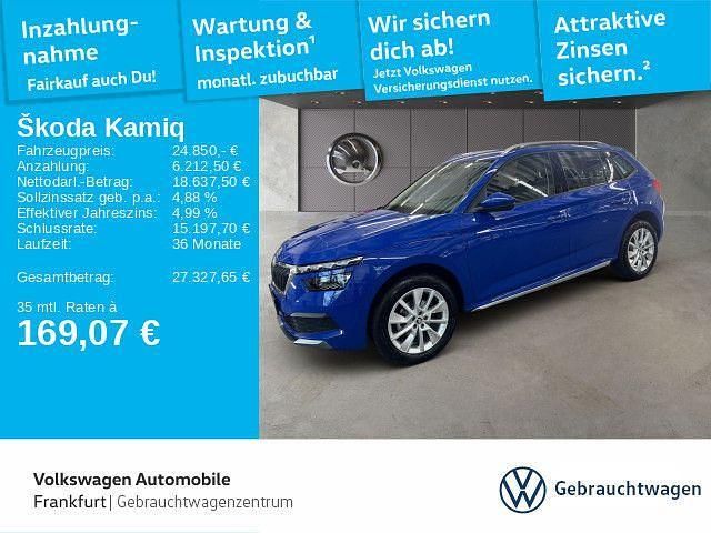 Energyblau/energyblau Gebraucht 2023 Skoda Kamiq Style SUV | 24.850 € (Guter Preis) - Bild 1/4