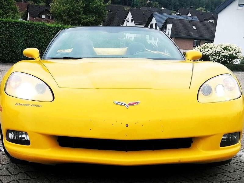 Highway yellow Gebraucht 2009 Corvette C6 Cabrio | 37.990 € (Fairer Preis) - Bild 1/4