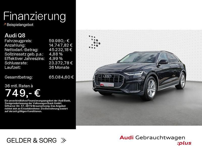 Orcaschwarz metallic Gebraucht 2021 Audi Q8 Ambiente SUV | 59.980 € (Fairer Preis) - Bild 1/4