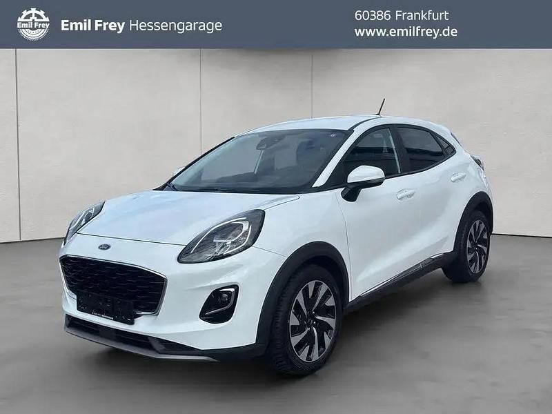 Frozen white Gebraucht 2022 Ford Puma Titanium SUV | 17.350 € (Fairer Preis) - Bild 1/4