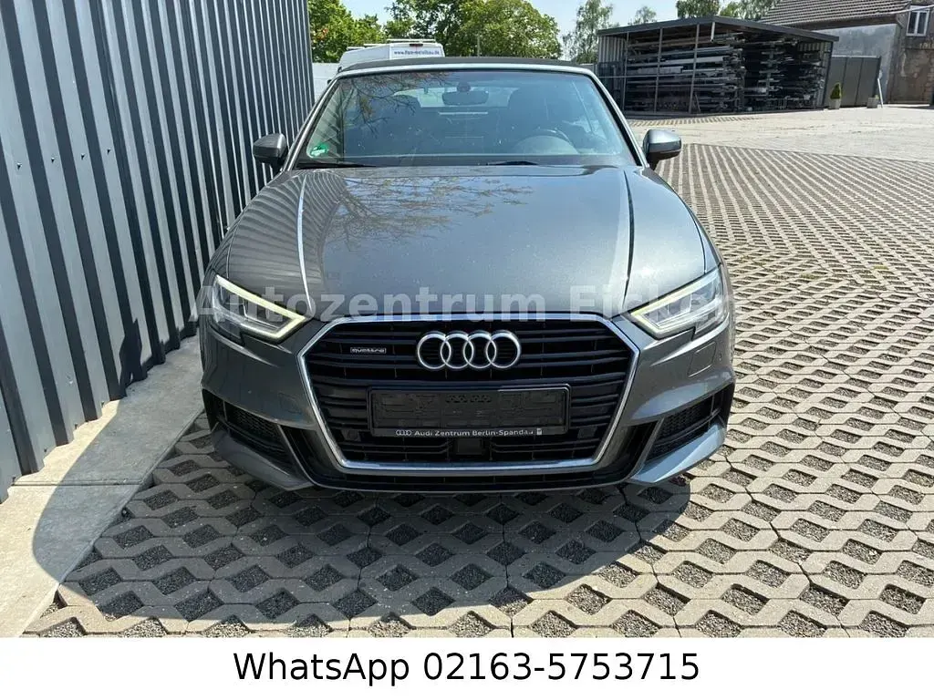 Używany Audi A3 Cabriolet S-line plus 190 KM (139 kW) 2019 Szary Kabriolet
