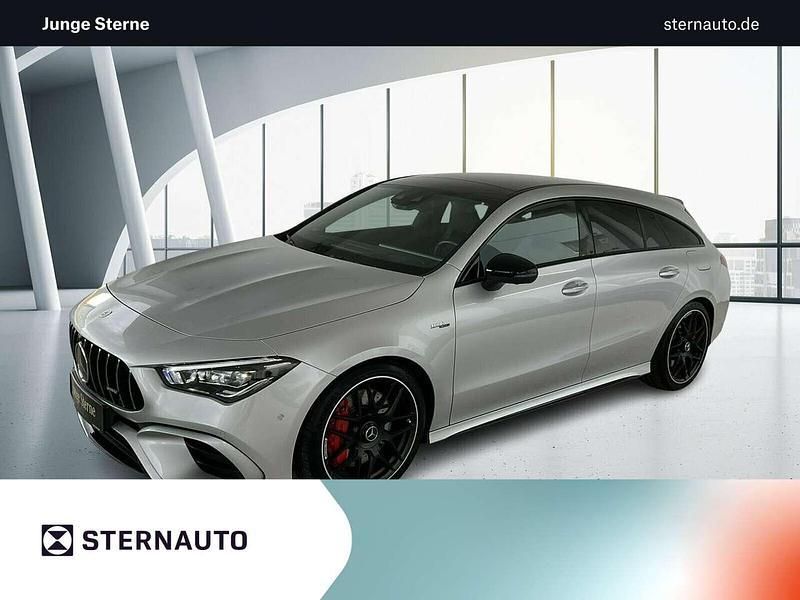 Iridiumsilber Gebraucht 2023 Mercedes CLA45 AMG AMG Kombi | 49.959 € (Guter Preis) - Bild 1/4