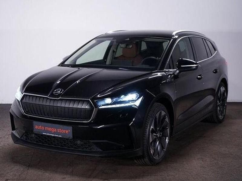 Black metallic Gebraucht 2021 Skoda Enyaq iV ecoSuite SUV | 28.996 € (Fairer Preis) - Bild 1/4