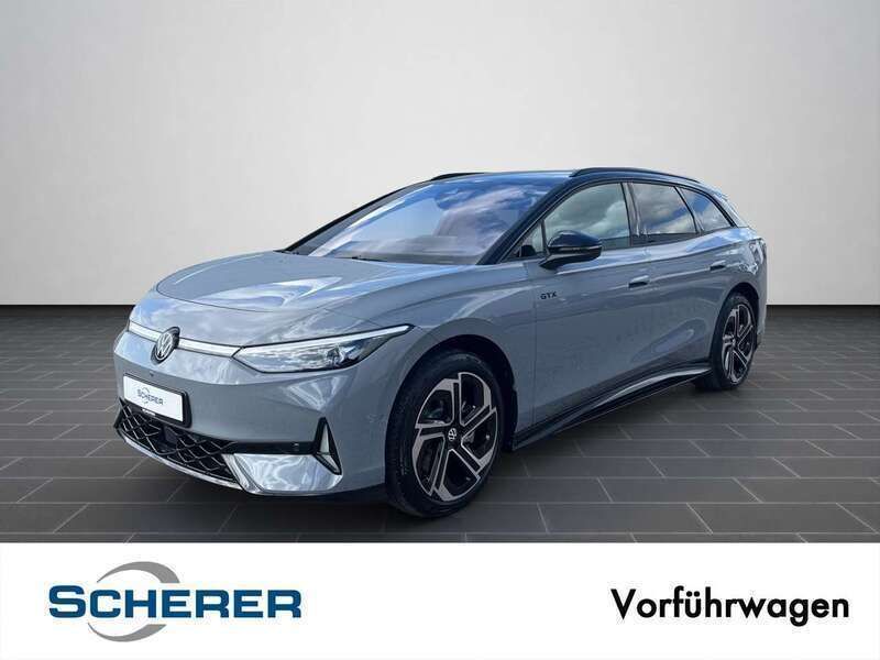 Mondsteingrau schwarz Gebraucht 2025 VW ID.7 GTX Limousine | 59.900 € - Bild 1/4
