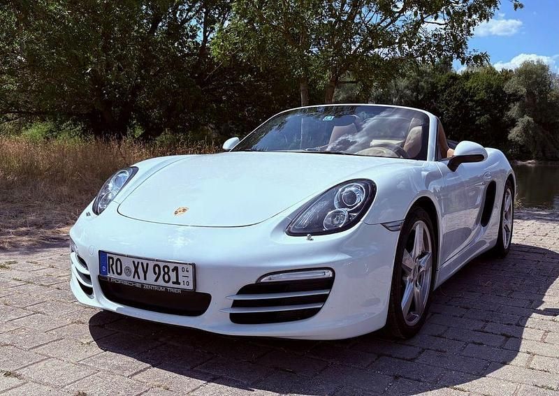 Weiß Gebraucht 2015 Porsche Boxster Cabrio | 43.999 € (Fairer Preis) - Bild 1/4
