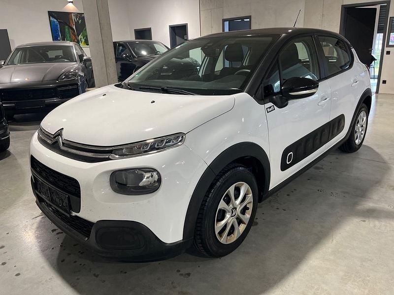 Gebraucht Citroën C3 Feel 82 PS (60 kW) 2017 Lack weiss banquise/deckende l Kleinwagen
