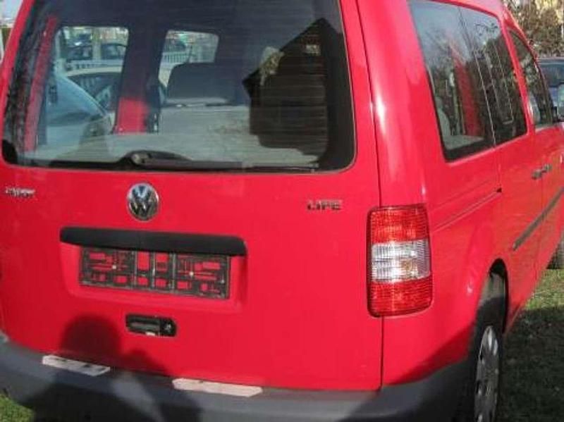 Gebraucht VW Caddy Life 75 PS (55 kW) 2007 Rot Van / Kleinbus