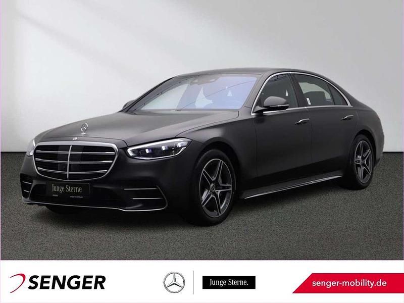 Grau Gebraucht 2023 Mercedes S580 AMG line Limousine | 106.880 € - Bild 1/4