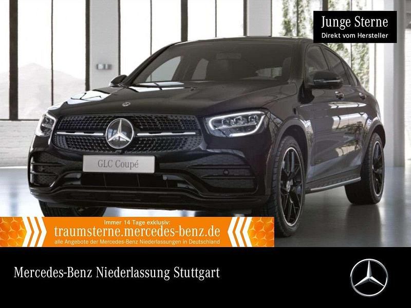 Schwarz Gebraucht 2022 Mercedes GLC400d AMG Coupé | 51.990 € (Fairer Preis) - Bild 1/3