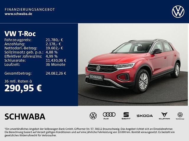 Gebraucht VW T-Roc Life 150 PS (110 kW) 2022 Rot SUV