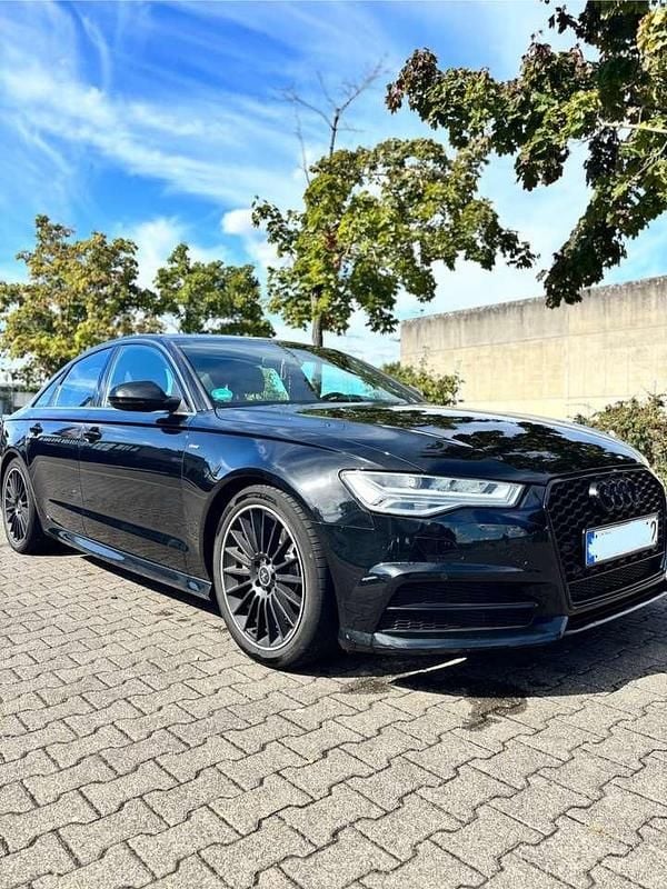 Schwarz Gebraucht 2017 Audi A6 S-Line Limousine | 21.900 € (Guter Preis) - Bild 1/4