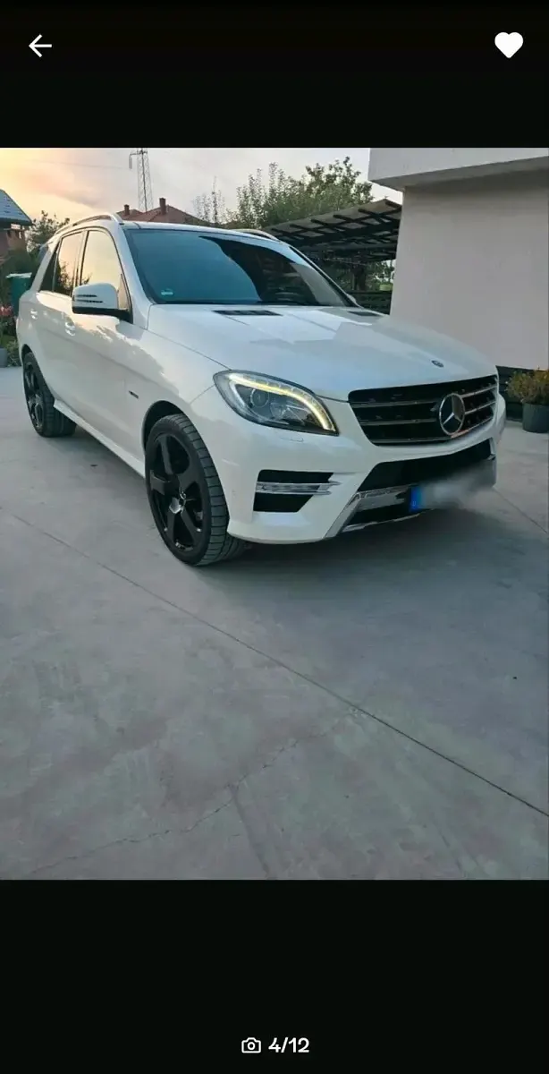Brugt Mercedes ML250 2012 Hvid SUV
