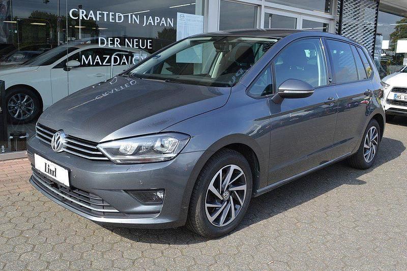 Grau Gebraucht 2017 VW Golf Sportsvan Sound Van / Kleinbus | 13.990 € (Fairer Preis) - Bild 1/4