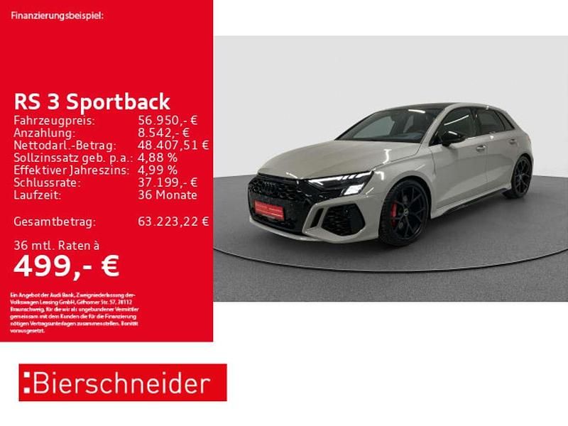 Weiss Gebraucht 2022 Audi RS3 Sport Limousine | 56.950 € (Etwas zu teuer) - Bild 1/3
