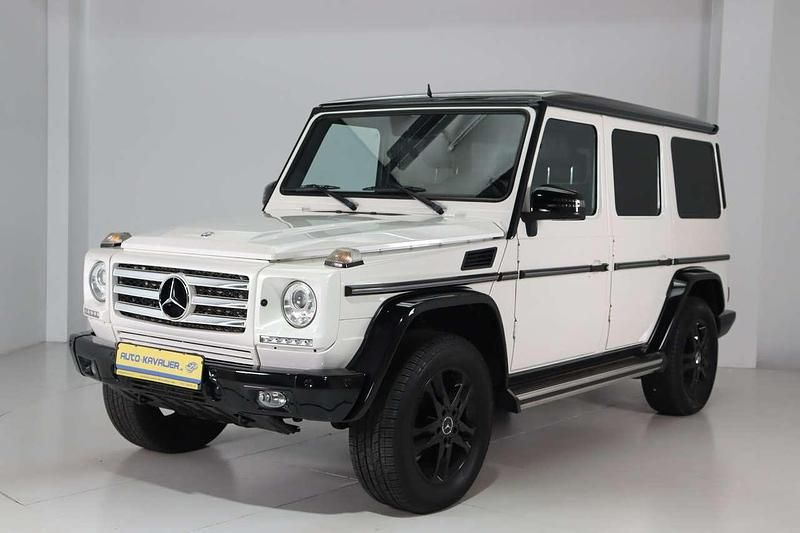 Gebraucht Mercedes G350 211 PS (155 kW) 2015 Designo mysticweiss 2 bright SUV