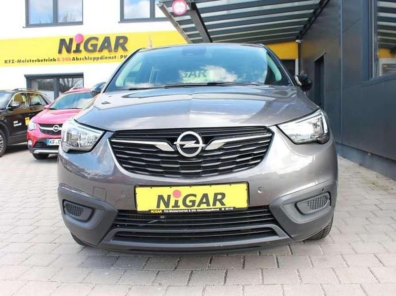 Gebraucht Opel Crossland X Edition 110 PS (80 kW) 2019 Mondstein grau/e:vulkan grau SUV