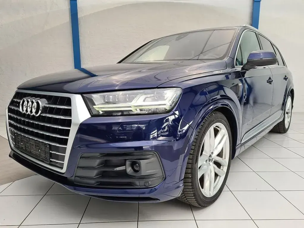 Gebraucht Audi Q7 S-Line 286 PS (210 kW) 2018 Navarrablau metallic SUV