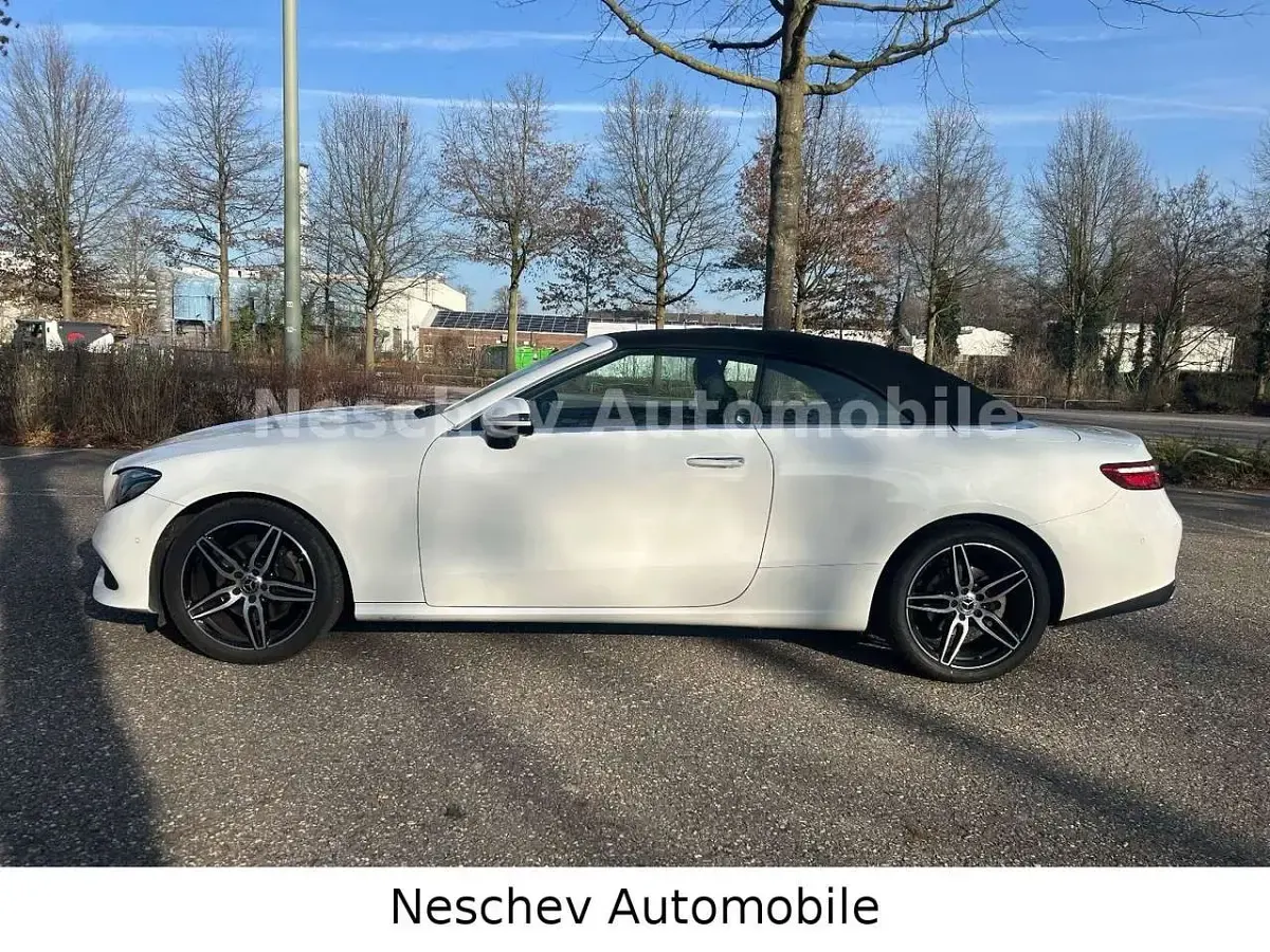 Brugt Mercedes E220 194 HK (142 kW) 2019 Hvid Cabriolet
