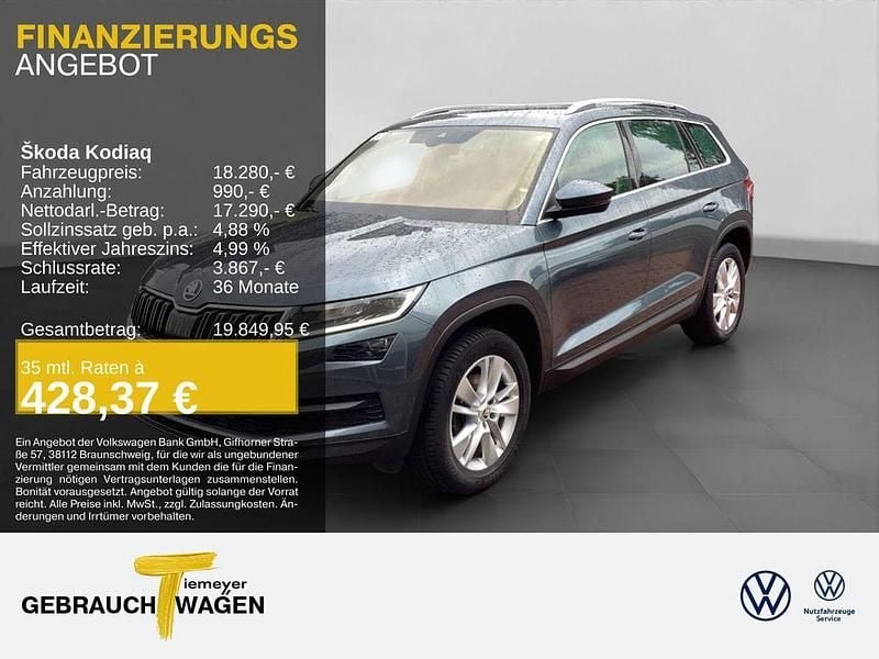 Grau Gebraucht 2018 Skoda Kodiaq Style SUV | 18.280 € (Superpreis) - Bild 1/4