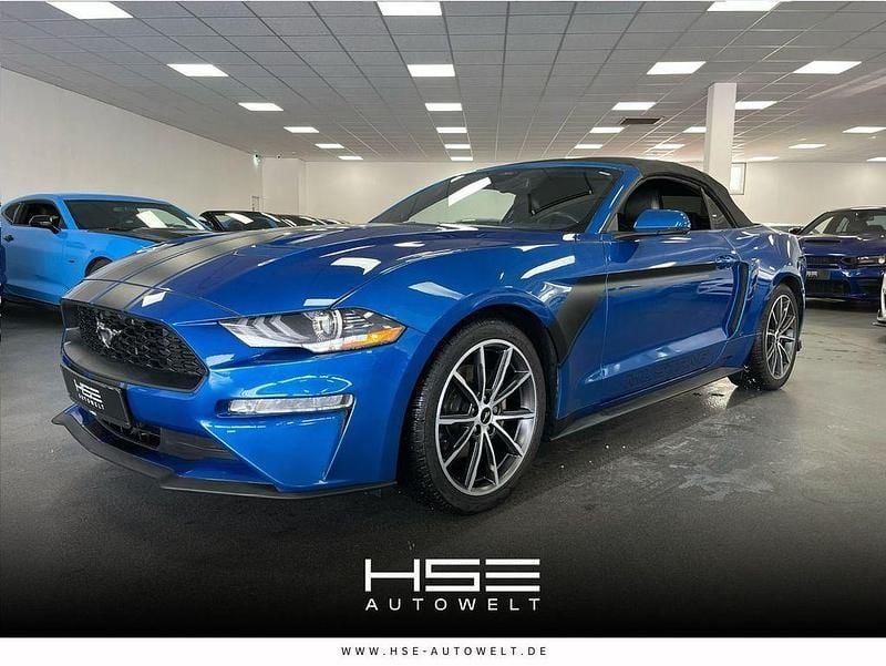 Blau Gebraucht 2019 Ford Mustang Premium Cabrio | 24.990 € (Guter Preis) - Bild 1/3
